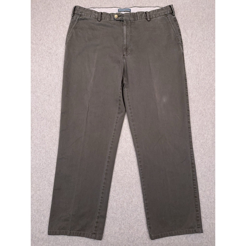 Peter Millar Pants Men's 38x29 Gray Twill Pima Cotton Chino Preppy‎ Golf Faded